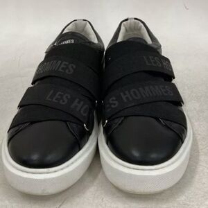LES HOMMES Low-Top Logo-Strap Men's Sneakers Size 8 Like New MSRP $435